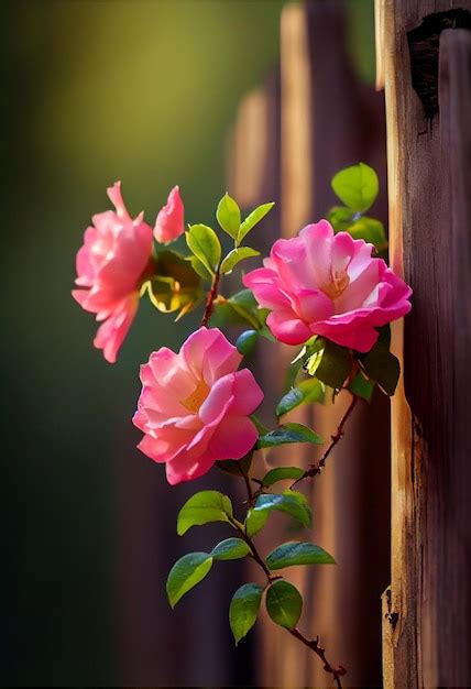 Premium Photo | Realistic photography of blooming chinese rose flowers ...