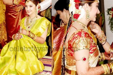 Sridevi's Traditional Bridal Sarees - Saree Blouse Patterns