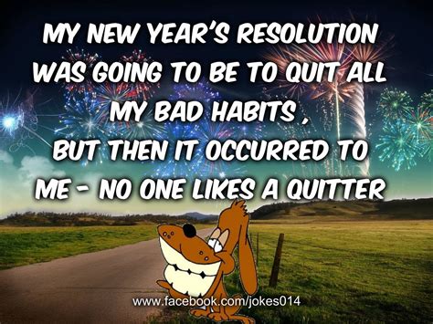 Funny New Years Resolution Quote Pictures, Photos, and