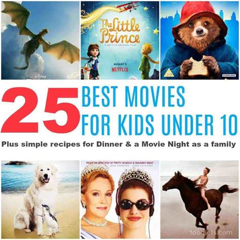 The 25 Best Movies for Kids Under 10 plus crowd-pleasing ideas for dinner & a movie Night ...