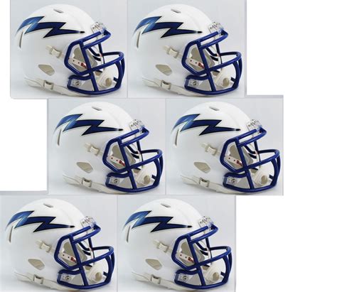 Air Force Falcons NCAA Mini Speed Football Helmet 6 count Autograph