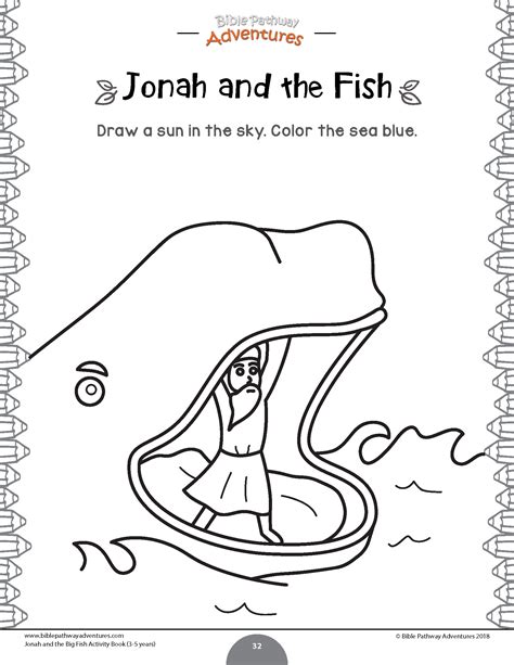 Jonah And The Big Fish Printables | Images and Photos finder