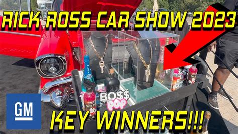 RICK ROSS CAR SHOW 2023 KEY WINNERS - YouTube