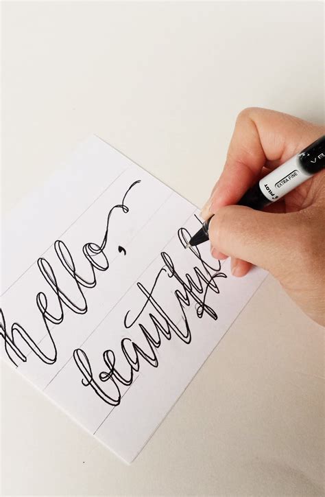 How To Create Fake Calligraphy Creative Lettering, Brush Lettering ...