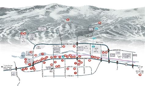 Breckenridge, Colorado Map - TravelsFinders.Com