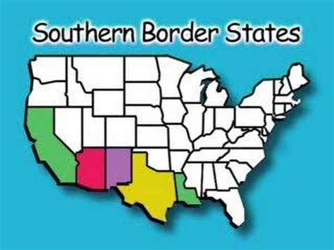 Southern Border States - States & Capitals Songs - YouTube