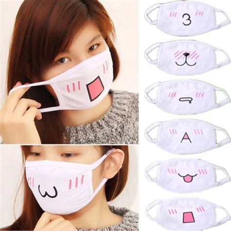 Aliexpress.com : Buy 10Pcs Kawaii Anti Dust mask Kpop Cotton Mouth Mask ...