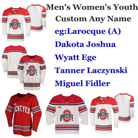 2021 Ohio State Buckeyes College Hockey Jerseys Womens Sasha Larocque ...