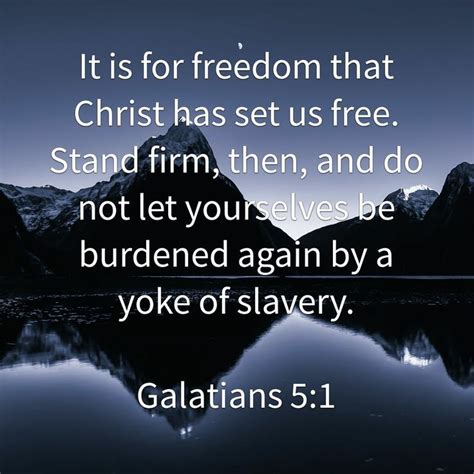 Galatians 5:1 | Galatians 5 1, Galatians, Scripture