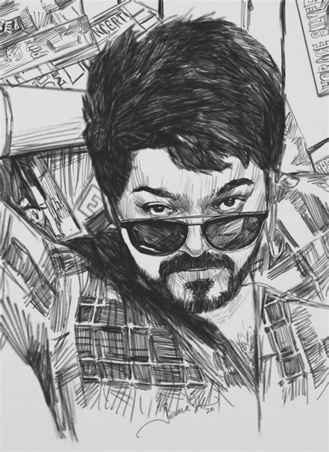 Master Vijay Photos Drawing : With a help of our photo to drawing online service you can apply ...