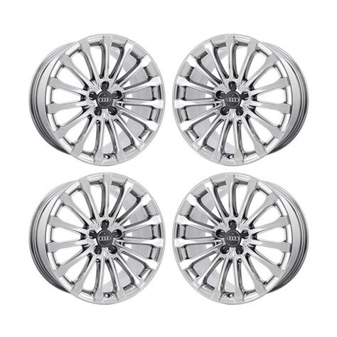 AUDI A8 wheels rims wheel rim stock genuine factory oem used replacement 58985 PVD BRIGHT CHROME ...