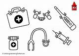 Doctor Tools Coloring Pages Sketch Page sketch template