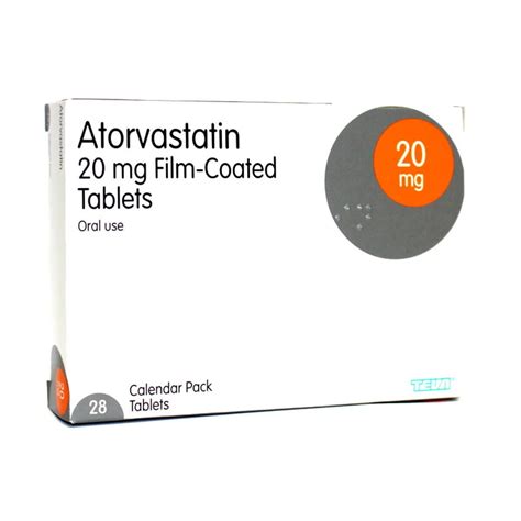 Atorvastatin 20mg Tablets, 28 Tablets - Asset Pharmacy