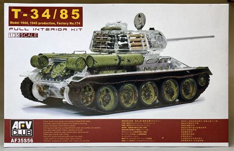 AFV Club T-34/85 With Interior - Ready for Inspection - Armour ...