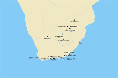 Map South Africa Cities – Get Latest Map Update