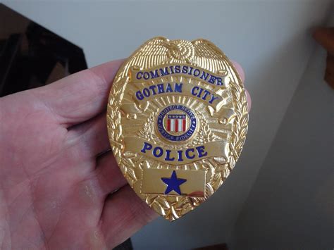 Gotham City Police Department Commissioner Police Badge Bx 11 - Etsy