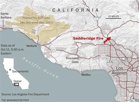 Los Angeles Fire Evacuation Map