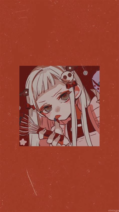 #toiletboundhanakokun #red #grunge #aesthetic #vintage #wallpapers # ...