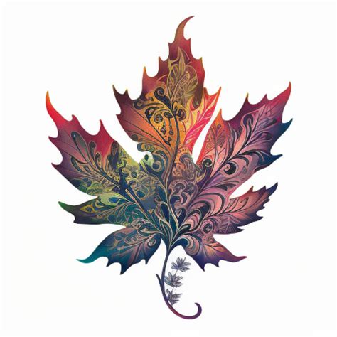 54 Maple Leaf Tattoo Ideas - TattooClue.com