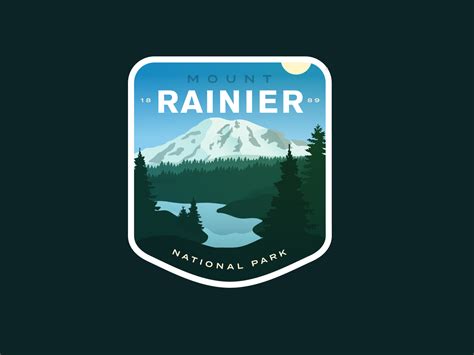 Mt Rainier National Park by Alex Eiman on Dribbble