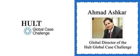 Ahmad Ashkar, Global Director of the Hult Global Case Challenge - Good News!