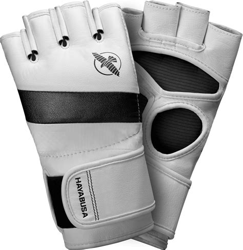 Hayabusa T3 4oz Mixed Martial Arts Gloves, White/Black Medium - Walmart ...