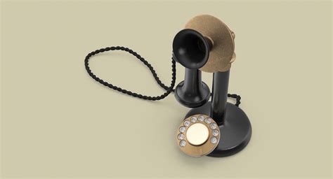 candlestick phone 3d max