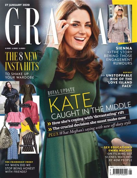 KATE MIDDLETON on the Cover of Grazia Magazine, January 2020 – HawtCelebs