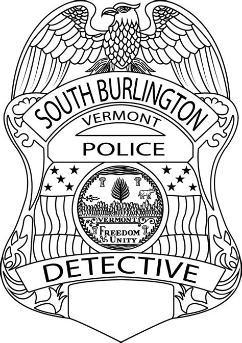 ArtStation - South Burlington police vermont detective vector file ...