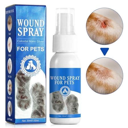 Pet Wound Spray Dog And Cat Scratching Wound Wound Treatment Skin Rash ...