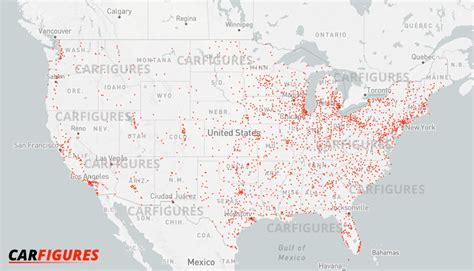 Complete list of all Chevrolet dealership locations in the USA in 2024