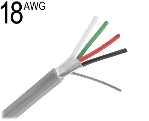 Shielded Multiconductor Cable, 18 AWG