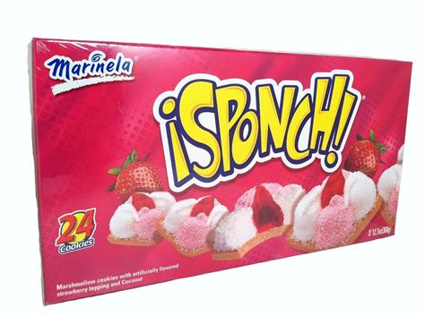 Marinela Sponch Coconut & Strawberry Marshmallow Cookies 8pk, 12.70 oz