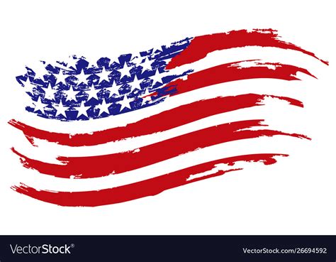 Usa flag icon Royalty Free Vector Image - VectorStock