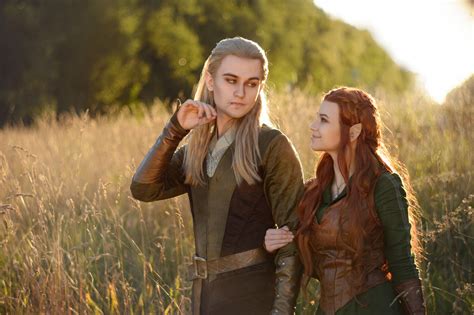 Legolas and Tauriel - The Hobbit cosplay by LuckyStrikeCosplay on DeviantArt