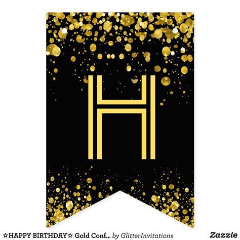 Happy Birthday Letters Printable Gold : Free Printable Gold Banner Entire Alphabet Somewhat ...