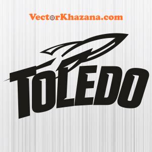 Toledo Rockets Black Svg | Toledo Rockets PNG Digital download