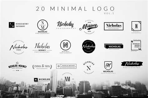 Minimal Logo Vol.1 by BNIMIT on Envato Elements | Minimal logo, Logo ...