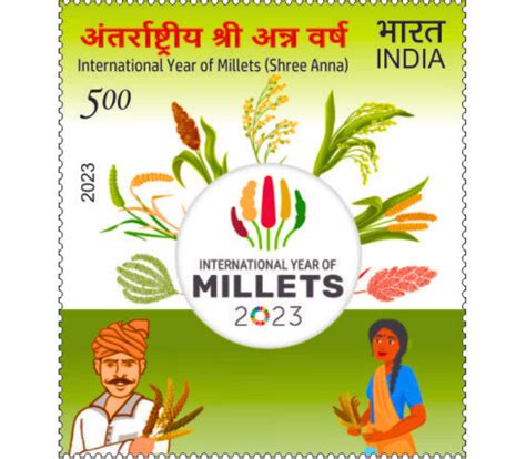 18-3-2023: International Year of Millets (Shree Anna) India Stamp - Buy ...