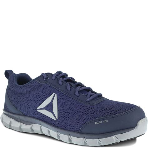 Reebok Men's Sublite SD Safety Shoes - Navy/Grey | elliottsboots