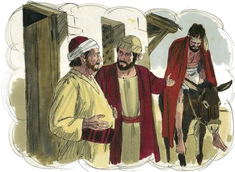 samaritan took him to an inn - Clip Art Library