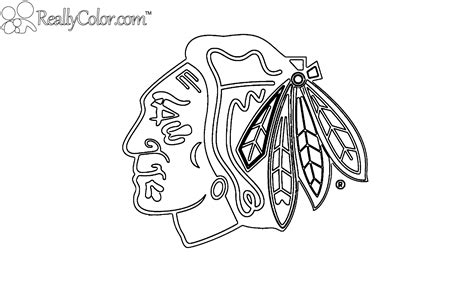 Chicago Blackhawks Logo Coloring Page | Chicago blackhawks logo, Chicago blackhawks wallpaper ...