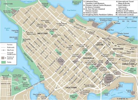 West end vancouver map - Map of west end vancouver bc (British Columbia - Canada)