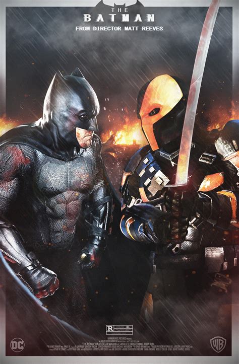 The Batman 'Versus Deathstroke' Poster by DigestingBat on DeviantArt