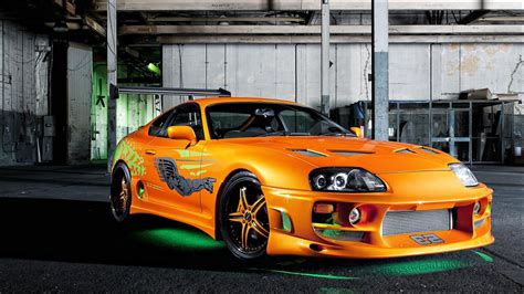 Tuned Toyota Supra #supra #toyota #tuning #twinturbo #orange #neon # ...