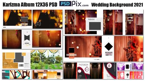 Karizma Album 12X36 PSD Wedding Background 2021 - PSDPIX.COM