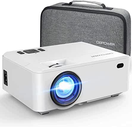 DBPOWER L12 Mini Projector, 176 3000L LED Movie Projector, Home Theater ...