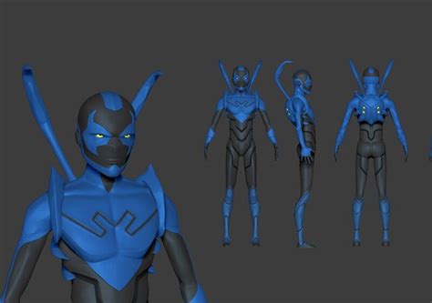 Blue Beetle - Young Justice fan art, Antonio Davi | Blue beetle young ...