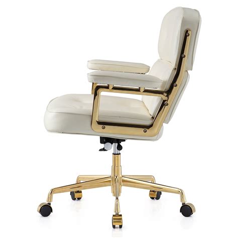 16" Leather Office Chair with Lumbar Support & Reviews | AllModern