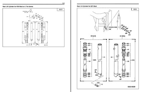 Toyota Forklift 5FBCU15 - 5FBCU30 Repair Parts Manual PDF